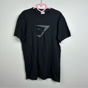 Gymshark NWOT Black Sharkhead Infill Tee Size Small